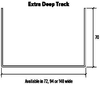 Speedline Extra Deep Track Drawing
