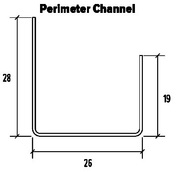 Speedline Perimeter Channel Drawing